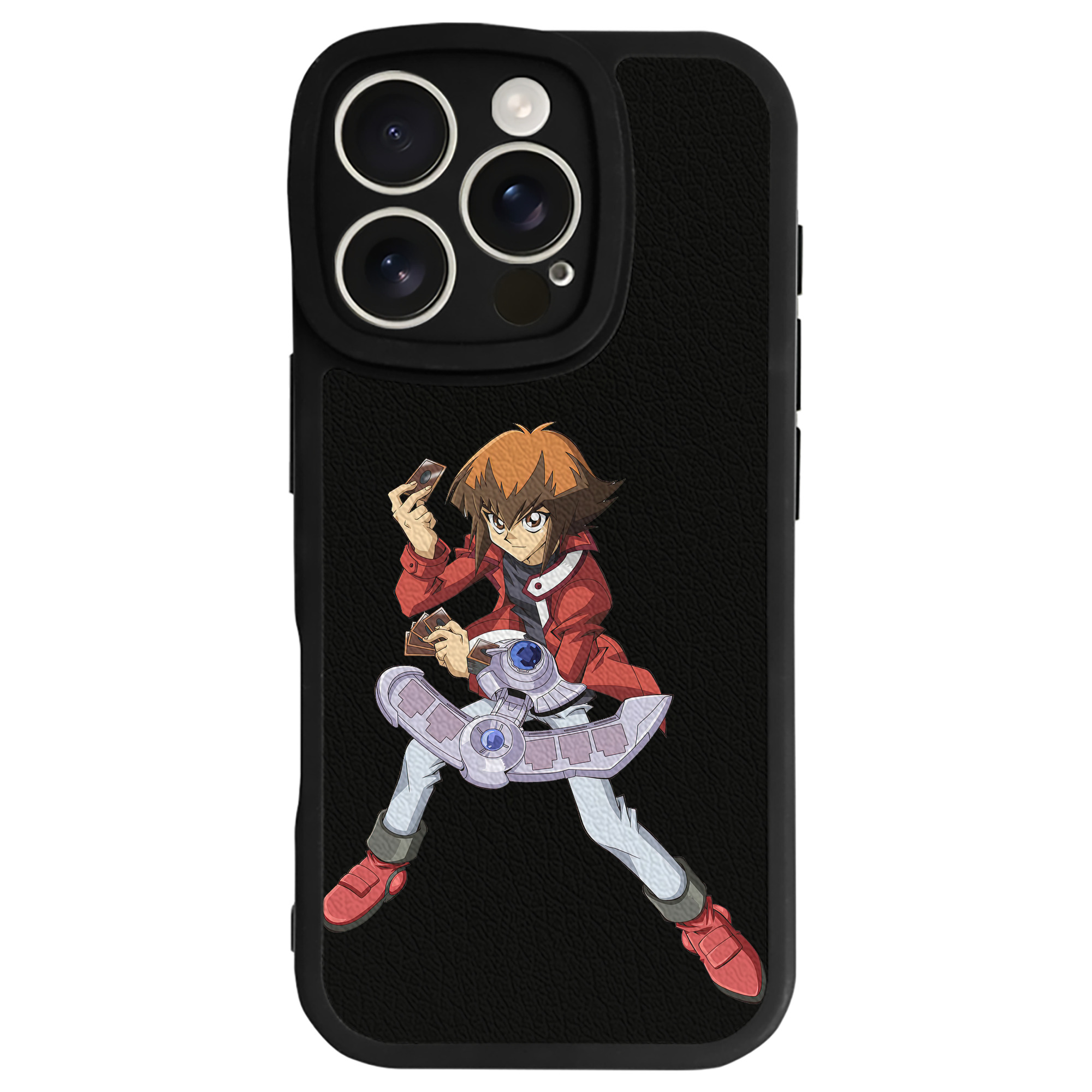 遊☆戯☆王 Yu-Gi-Oh! 【iPhone 16シリーズ対応】シリコンスマホケース（レザー調） 材質：シリコン